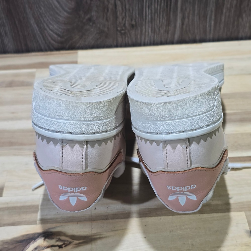 Adidas Superstar Womens Shoes Size 5 White Pink Yellow H05638 Shell Toe Sneakers - Picture 10 of 16